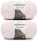 Bernat Lot de 2 paquets de laine pour couverture Rose pâle 300 g – Polyester – 6 super épais – 200 m – Tricoter/crochet