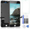 OuiSmart ECRAN LCD + VITRE Tactile sur Chassis pour IPHONE 8 Plus Noir + KIT Outils + 1 Verre TREMPÉ