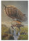 FENGDIAN Zeppelin Steampunk-Poster, 1 Gemälde auf Leinwand, Wandkunst, Poster, Scrollbild, Druck, Wanddekoration, Heimposter, 30 x 45 cm