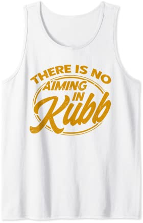 Kubb Spieler Bei Kubb gibt es kein Zielen Kubb Tank Top