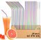 AOTWAN Strohhalme Edelstahl Trinkhalme Edelstahl Bunt Metall Strohhalm Wiederverwendbar 20 Stück Enthalten 9 Gerade +9 Gebogen +2 Reinigungsbürsten Edelstahl Strohhalm für Cocktails, Smoothie