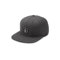 Volcom Men's Quarter Twill Charcoal Heather Snapback Hat, Einheitsgröße