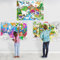 Großes Malposter für Kinder, riesiges Malposter mit Dinasour, Meerjungfrau, Zoo-Tier für Aktivitäten im Unterricht, Gastgeschenke (110 x 80 cm), 3 Stück