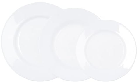 Luminarc Plumi Vajilla Vidrio 18 Piezas - 6 Personas Sodo Apto Microondas Vidrio Templado Extra Resistente