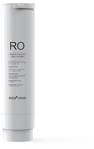 Ecoviva Ersatz-RO-Filterkartusche für Arbeitsplatten-Umkehrosmoseanlage WP-RO-200G