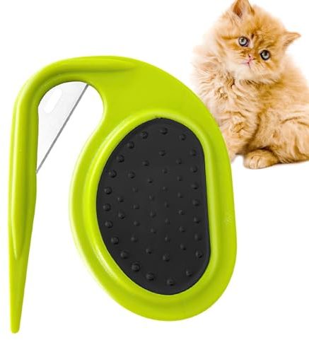Coupe Noeud Chat Poil Long, Peignes Pour Chien Pour Le Toilettage, Peigne Séparateur De Tapis Efficace, Tondeuse À Cheveux Efficace À Nœud Ouvert Et Sous-poil Des Animaux De Compagnie