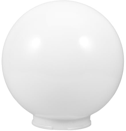IMIKEYA Sphärischer Lampenschirm Milchweißer Outdoor-lampenschirm Für Garten Und Terrasse Mit Fassung Wetterfest Und Installieren