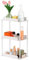 Safona 3 Ebenen Standregal Badezimmer, Badezimmer Organizer, Kosmetik Organizer, Vanity Tray, Regal Küche Arbeitsplatte, Multifunktionales Gewürzregal, Organizer für Küche, Schminktisch, Weiß