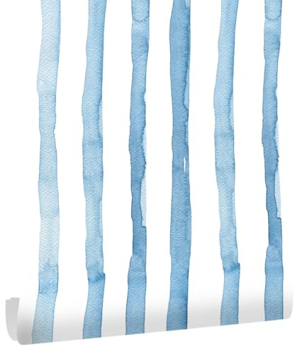 myforHD Selbstklebend Tapete Möbelaufkleber Moderner Verdickt Wandpapier 44cmX1000cm Streifen Tapete wasserdichte Selbstklebende Vinyl Film Schublade und Regal Liner Stick Papier