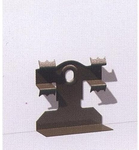 Clips de fijación para zócalos, montaje de zócalos, metal metálico para atornillar, 50 unidades, incluye tornillos y tacos PROVISTON