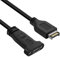 Thzzhnno Câble adaptateur USB 3.2 Gen 2 USB C pour panneau avant de 0,5M, Câble d'extension de carte mère, USB C 3.1 de type C 10Gbit/s Femelle vers USB Type-E Mâle à 20 broches avec vis de montage