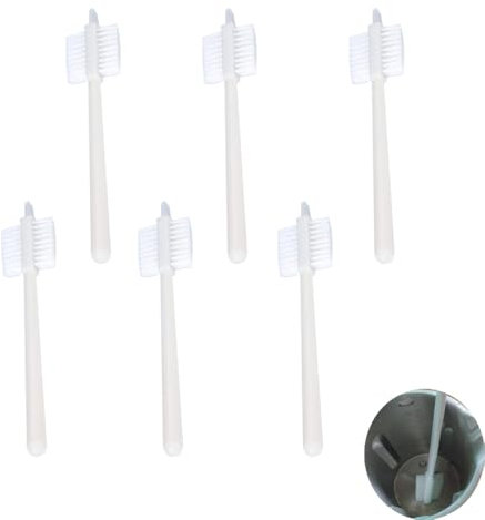 NentMent 6 Pack Juicer Machines Cleaning Brush 3 Side Bristles Deep Clean Brushes Scrubber for Omega VRT VERT Juicers Extractor Strainer Filter Soy Milk Maker Mixer Blender Toaster Coffee Grinder