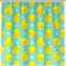 ANHOPE Cartoon Gelbe Gummi Ente Duschvorhang Wasserdicht Anti-schimmel Polyester Stoff Duschvorhänge 180 x 200cm Shower Curtains Waschbar Bad Vorhäng für Badzimmer mit 12 Haken