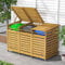 Warmiehomy Wheelie Bin Storage Triple Wheelie Bin Hideaways Outdoor 3 Bins Shed Wooden Wheelie Bins Storage Garden Large Garbage Store 198cm x 86cm x 122cm, Wood