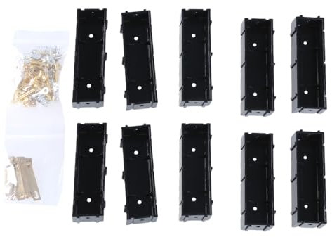 Modulars 21700 & 18650 Battery Case Set 10 Units With 20 Brass Connectors For Power