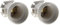 Zenitech - Lot de 10 douilles de chantier E27, Douille pour culot E27, Idéal pour les chantiers, Blanc, Métal ou Plastique, Edison Screw, 230 volts de courant alternatif