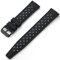 Ocorex Bracelet montre silicone Tropic à dégagement rapide – 18mm 20mm 22mm – Bracelet caoutchouc étanche compatible Seiko, Citizen, Oris et montres connectées (Noir, 20mm)
