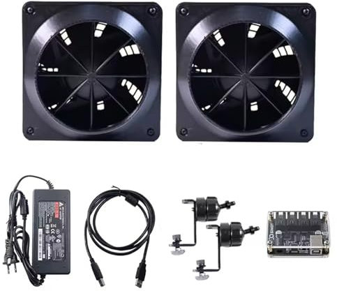 Benshuuk 2PCS Professional Racing Simulator Wind Speed Kit for Logitech G29 G920 G923 Thrustmaster T300 for PC Racing Games MOZA R5/R9/R16 FANATEC for PS5