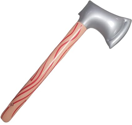 JNAWA Halloween Fake Axe Costume Pirate Party Stage Props Lightweight Halloween Props Party Supplies for Children Kids Role-Play Battle Accessory