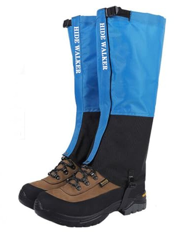 HIDEWALKER Gamaschen Wasserdicht Wandern Leg Guards Gaiter for Herren Damen Kinder Outdoor Jagd Regengamaschen Fahrrad wanderzubehör