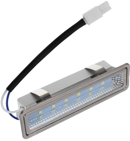 LOORGVEL Lampe LED Rectangulaire pour Hotte Cuisine, Alliage, Argenté | Éclairage Intégré pour Hotte et Cuisinière, Installation Facile, Illumination Vive, Usage Cuisine, Format Rectangulaire