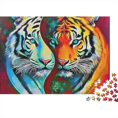 Yin-Yang-Puzzle, Tai-Chi-Motiv, kindersicheres Puzzle aus Karton, 1000 Teile, 38 x 26 cm