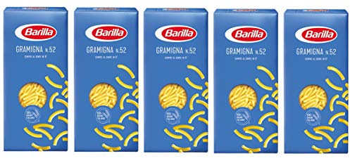 5x Pasta Barilla Gramigna Nr. 52 italienisch Nudeln 500 g pack