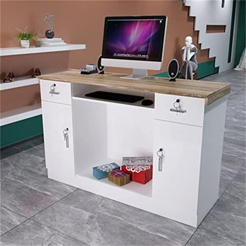 Rezeption Minimalistische Wohnung Bar Bekleidungsgeschäft Friseur Shop Friseursalon Fruchtshop Milk Tee Shop Einfache Moderne Registrierkasse Überall Verwenden ( Farbe : Natural , Size : 140x50x80cm )