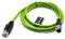 Elecbee M12 4 poliger D kodierter Stecker auf RJ45 Ethernet Kabel, Cat5e geschirmt High Flex Netzwerkkabel Gerades doppelseitiges Kabel mit 2 Meter AWG22