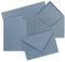 20x Faltkarten Set mit Briefumschlägen DIN A6 / C6 - Graublau (Blau) - 14,8 x 10,5 cm (105 x 148) - Doppelkarten Set - Serie FarbenFroh