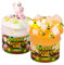 ToysButty 2 Schleim Set Klarer Slime Und Milchiger Schleim für Kinder, Vorgefertigt in Behältern, Erstellen Sie mit Bauernhofgeschichte Theme, 6 Zubehör Schleim selber Machen Set Jungen Mädchen Toys