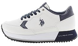 U.S. Polo Assn. - Booties CLEEF004W/CYN1 aus polyurethan, weiß (40)