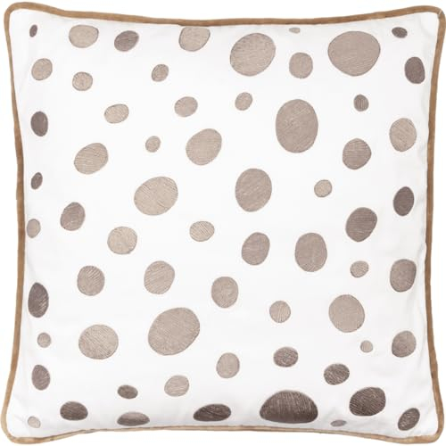 GreenGate Neva Kissenhülle mit Stickerei beige 40x40cm
