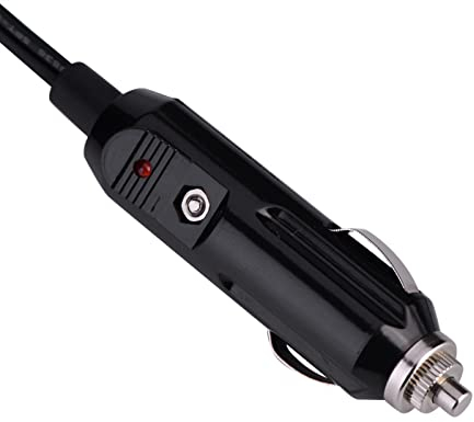 Yctze 12 V DC Auto-Zigarettenanzünder-Netzstecker-Adapter, 3 Meter/9,8 Fuß Kabel mit 5,5 Mm X 2,1 Mm Stecker, Geeignet für Luftpumpe und LED-Taschenlampe