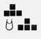 LZYDD Tastenkappe mit Hintergrundbeleuchtung für Logitech G915TKL G915 G913 G815 G813 Tastatur-Tastenkappen, Pfeile W A S D. (8 schwarze Pfeile mit WASD)