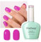 Firedeep 16ml Gel Nail Polish,Pastel Deep Purple Color Soak Off UV LED Nail Gel Polish Spring Summer Manicure Salon DIY at Home 1Pcs