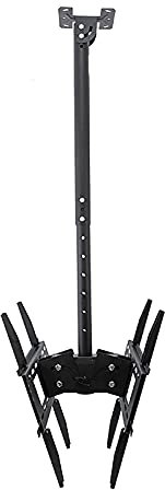 tv Wall Mount Double Sided Ceiling TV Mount Bracket, Fits 40-70inch LED Screen Display, Max Weight 132 Lbs Per Screen (Size : 0.5-1m) ()