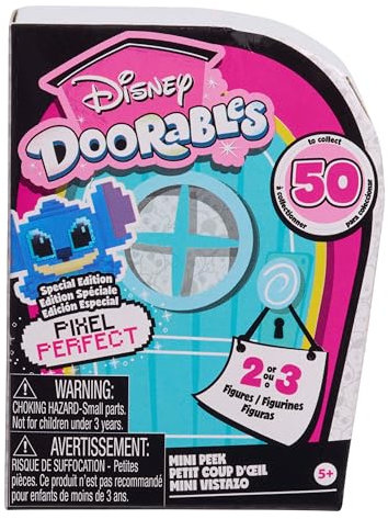 Disney Doorables Pixel Perfect Mini Peek-Figuren, 3,8 cm Überraschungs-Sammelfiguren, Kinderspielzeug ab XX Jahren von Just Play, 7.32