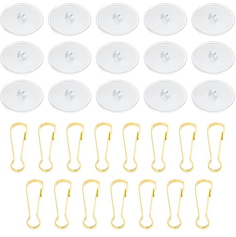 Dokeno 30 Pièces Crochets Adhesifs Transparent,Crochet Adhésif Plafond en Transparents,Auto-adhésifs Crochet Plafond Sans Percer,Crochet Adhésif Plafond,pour Décorations,Salle de Bain,Cuisine