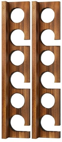 Raypontia Angelrutenhalter, Angelrutenhalter, Angelrutenhalter - platzsparender Angelrutenhalter, Organizer für Angelruten aus Holz, Organizer für die Aufbewahrung von Dingen an der Wand