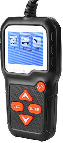 KW650 Automatic Battery Tester Digital Analyzer Working Status Health Diagnosis Tool for Car Motorcycle Gasoline Electric Vehicles Plastic Wear-Resistant