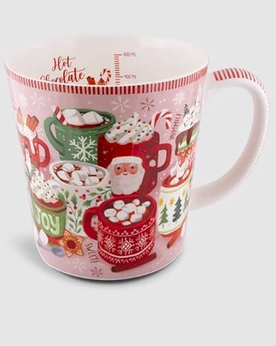 Kaffeebecher Sweet Winter, Kaffeetasse Tassen Teetassen Kaffeepott Henkelbecher Süßigkeiten Marshmallows