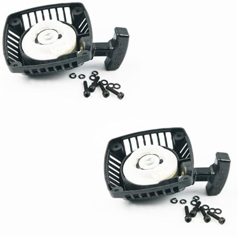 SGREHJDR 2-teiliges Set Pull Start Starter passend for HPI Baja 5B 5T Losi DBXL Rovan Rofun KM 1/5 Buggy Truck 23cc 26cc 29cc 30,5cc