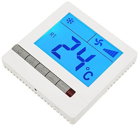 LCD Digital Thermostat Delay Compressor Fan Coil Unit Temperature Controller for Central Air Conditioning