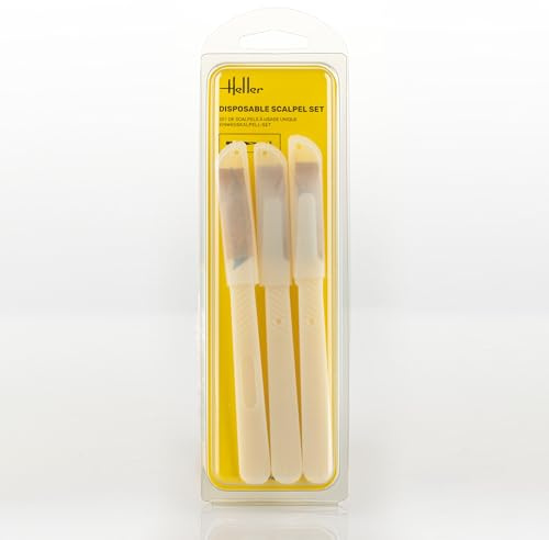 Heller 99006 - Set bisturi usa e getta (3 pezzi)