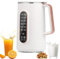 𝖬𝗒𝗅𝗄 Machine, 𝖬𝗒𝗅𝗄 Nut Milk Maker Machine, Almond Milk Maker, 8 In 1 Automatic Nut Milk Maker Blender, Soybean Milk Machine with 12h Delay Start (White)