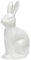 meindekoartikel Hase aus Keramik Osterhase Osterdeko Dekofigur B8xH16xT6cm (Weiss)