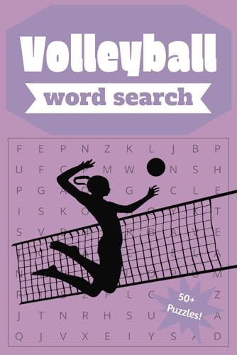 Volleyball Word Search: 50+ Puzzle Word Search, Great for Volleyball Players & Fans! Perfect Volleyball Gift for Tournaments, Easter Baskets, Stocking Stuffers and More!