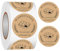 500Pcs Farm Fresh Egg Carton Stickers 2 inch-Kraft Round Washed Egg Carton Labels Self-Adhesive Egg Packaging Labeling for Chicken Duck Quail Egg