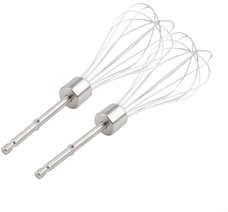 Batidores de mano de acero inoxidable, accesorios para batir masa para batidoras Kenwood, utensilios de cocina, accesorios para batir huevos (12 varillas de alambre*)